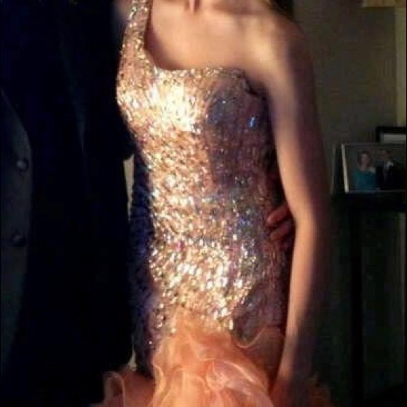 Sherri Hill full length gown. Size 0. Worn once. - Picture 9 of 11